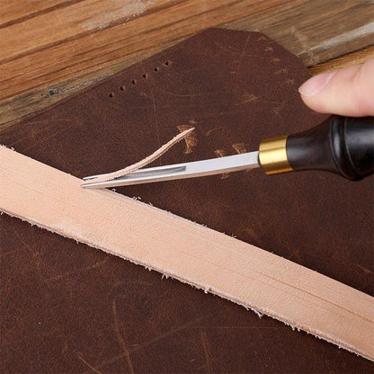 Rynx | Precision Edge Beveling Tool Set for Leather Craft - Ergonomic Design for Perfect Finish