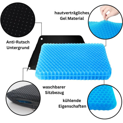 RYNX | Ergopad - Ergonomic Gel Seat Cushion