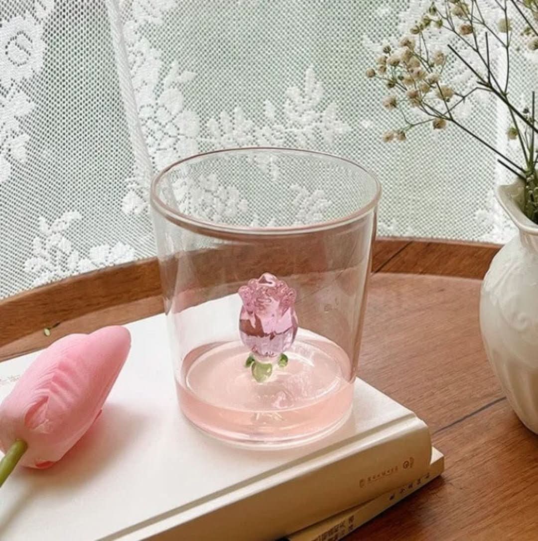 Rynx | La Vie En Rose | Champagne glass - Handmade