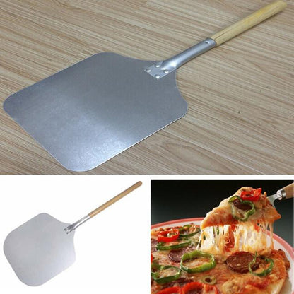 Rynx | Large 58cm Wood and Aluminium Pizza Peel Square Blade Pizza Lifter