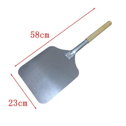 Rynx | Large 58cm Wood and Aluminium Pizza Peel Square Blade Pizza Lifter