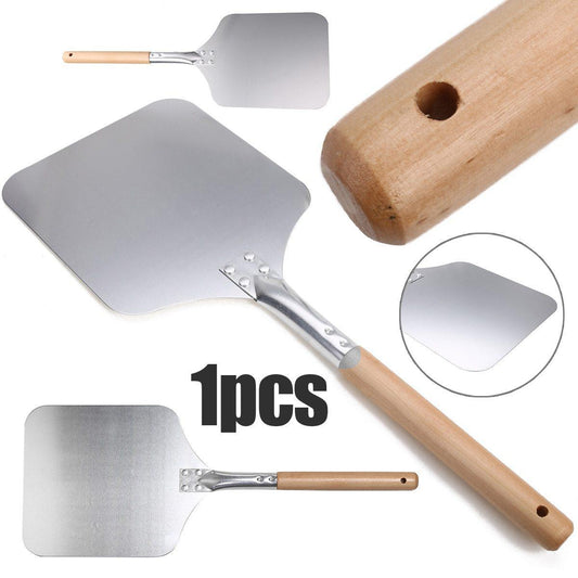 Rynx | Large 58cm Wood and Aluminium Pizza Peel Square Blade Pizza Lifter