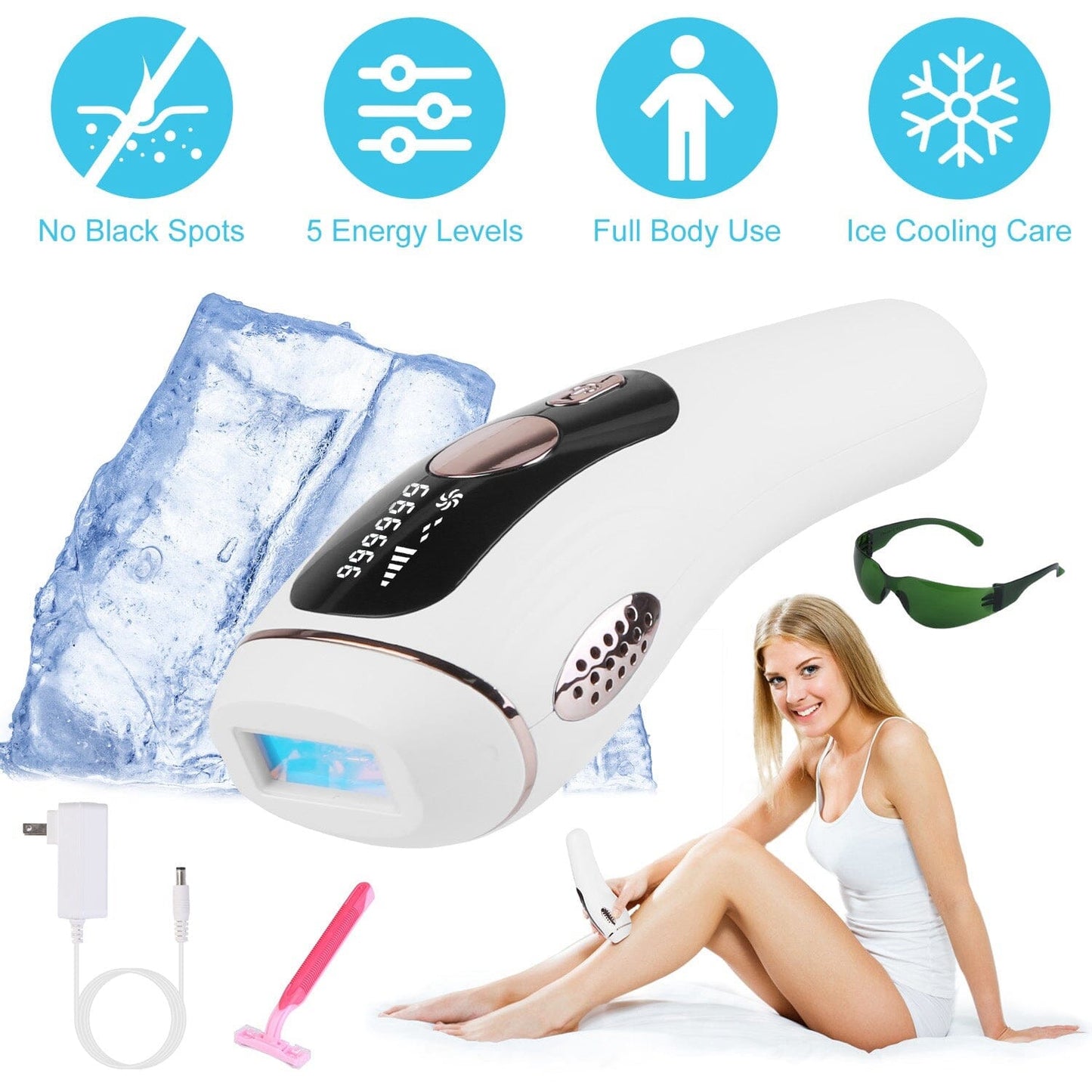 Rynx | Laser Hair Removal Ice Cooling Permanent IPL