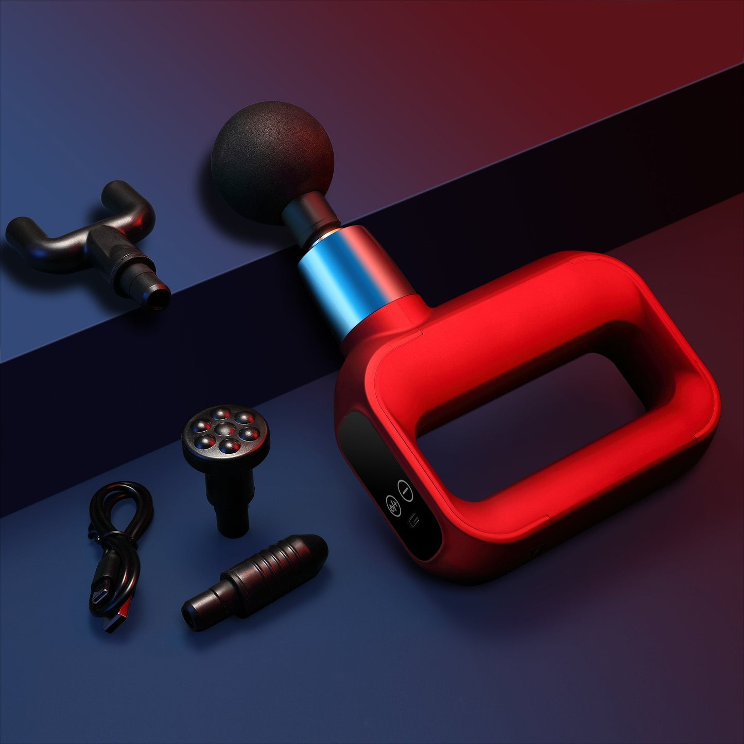 Rynx | LAX Deluxe Handheld Deep Tissue Percussion Muscle Massage for Fitness