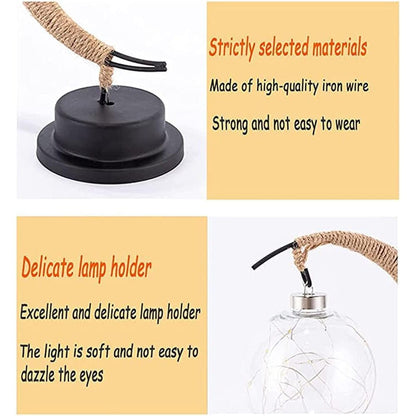 Rynx | LED Ball Lamp Wrought Iron Moon Lamp