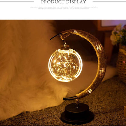 Rynx | LED Ball Lamp Wrought Iron Moon Lamp