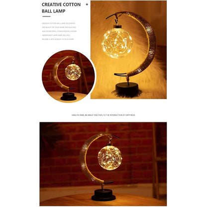 Rynx | LED Ball Lamp Wrought Iron Moon Lamp