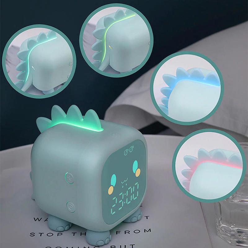 Rynx | LED Cartoon Alarm Clock Voice Control Digital