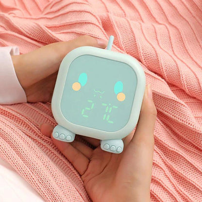 Rynx | LED Cartoon Alarm Clock Voice Control Digital