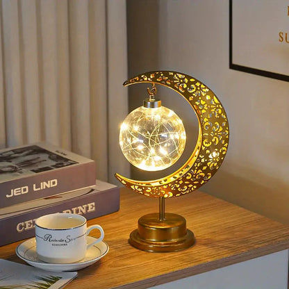 Rynx | LED Iron Moon Lantern