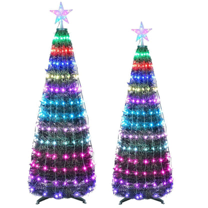Rynx | LED Light Foldable Christmas Tree Light with Remote Control App Control