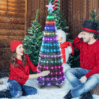 Rynx | LED Light Foldable Christmas Tree Light with Remote Control App Control