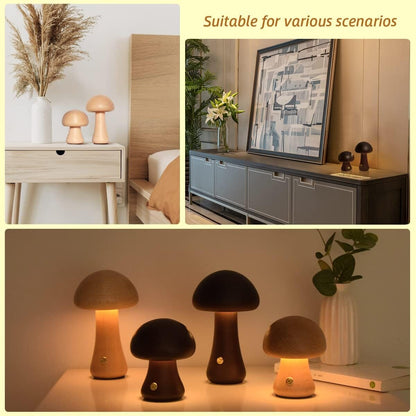Rynx | LED Rechargeable Creative Mushroom Lamp