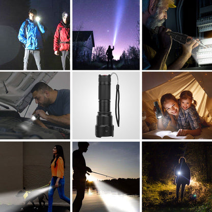 Rynx | LED Rechargeable Zoomable Flashlight