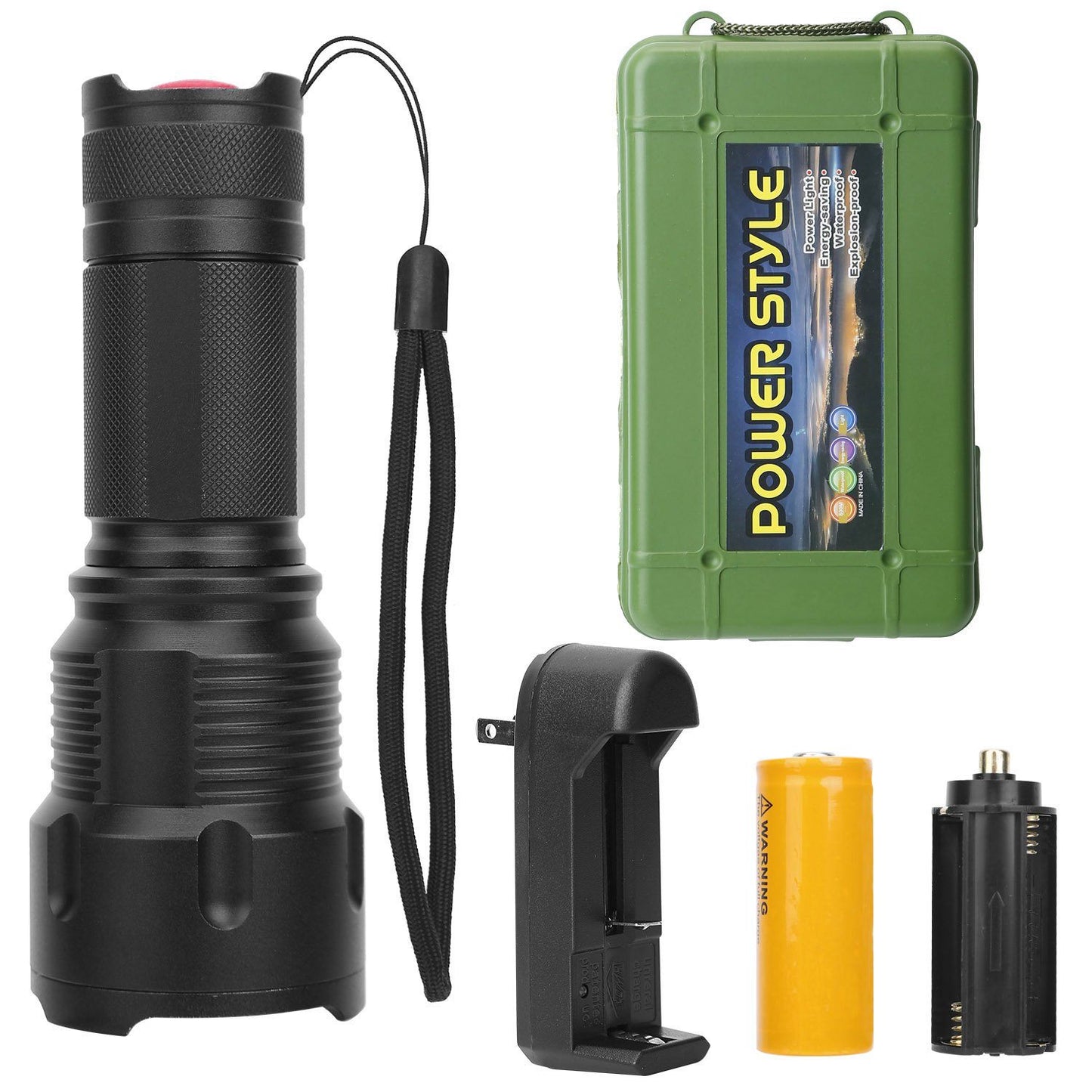 Rynx | LED Rechargeable Zoomable Flashlight