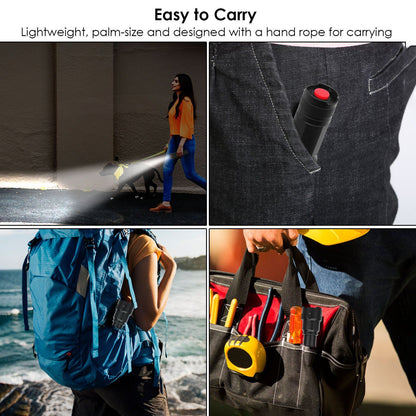 Rynx | LED Rechargeable Zoomable Flashlight