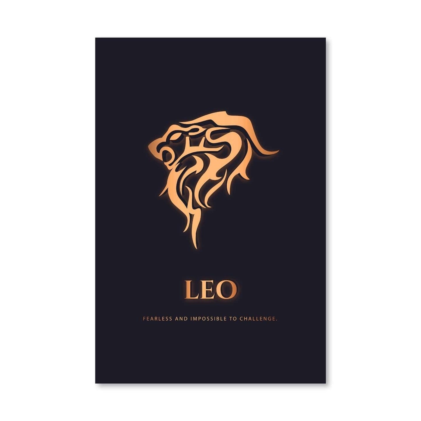 Rynx | Leo - Gold Canvas