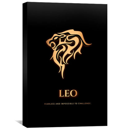 Rynx | Leo - Gold Canvas
