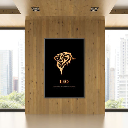 Rynx | Leo - Gold Canvas