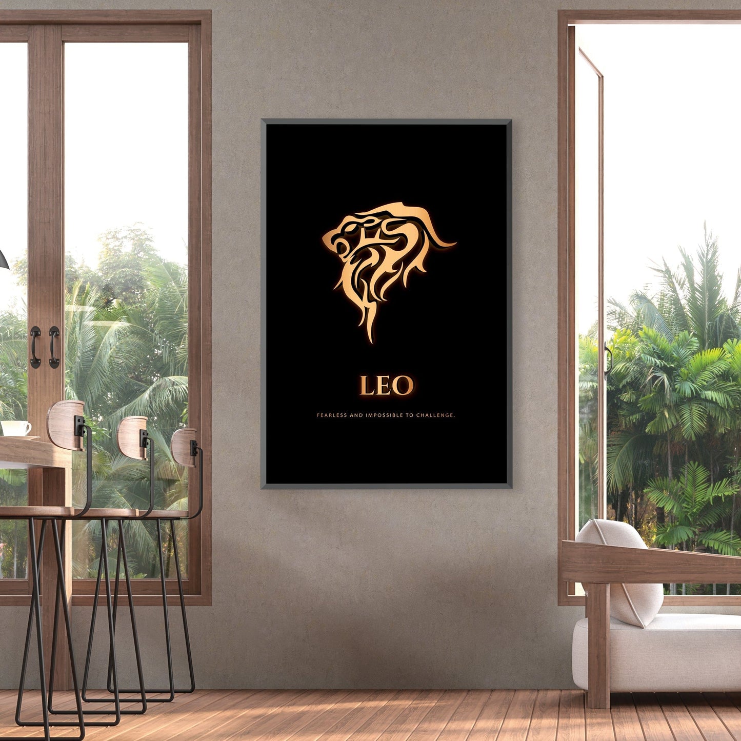 Rynx | Leo - Gold Canvas