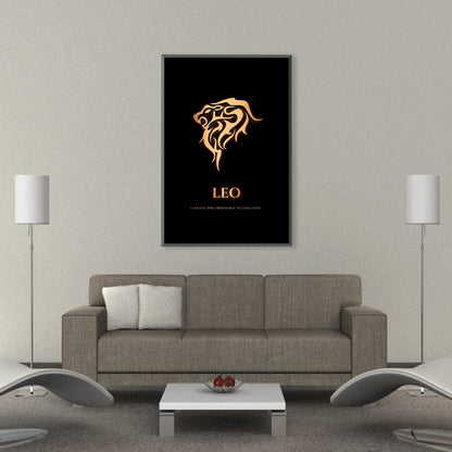 Rynx | Leo - Gold Canvas