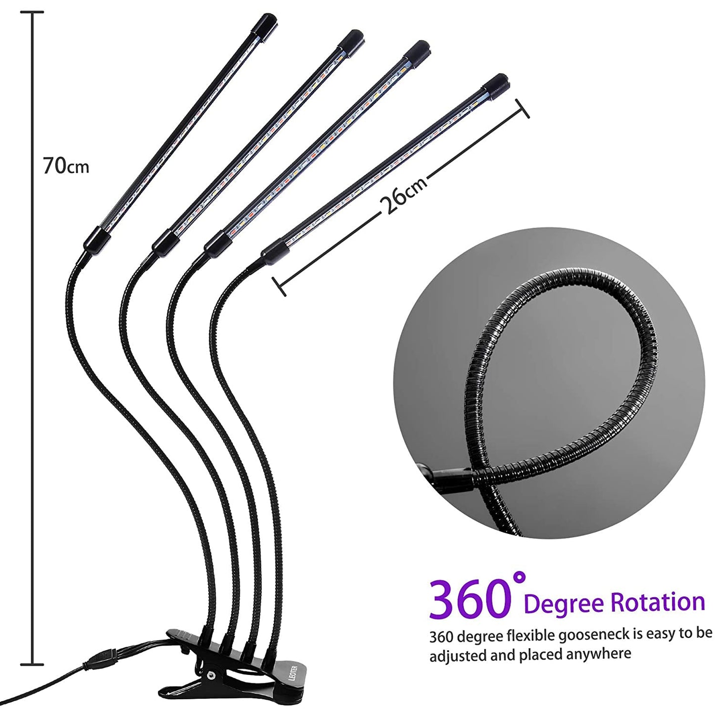 Rynx | LEOTER Grow Light for Indoor Plants