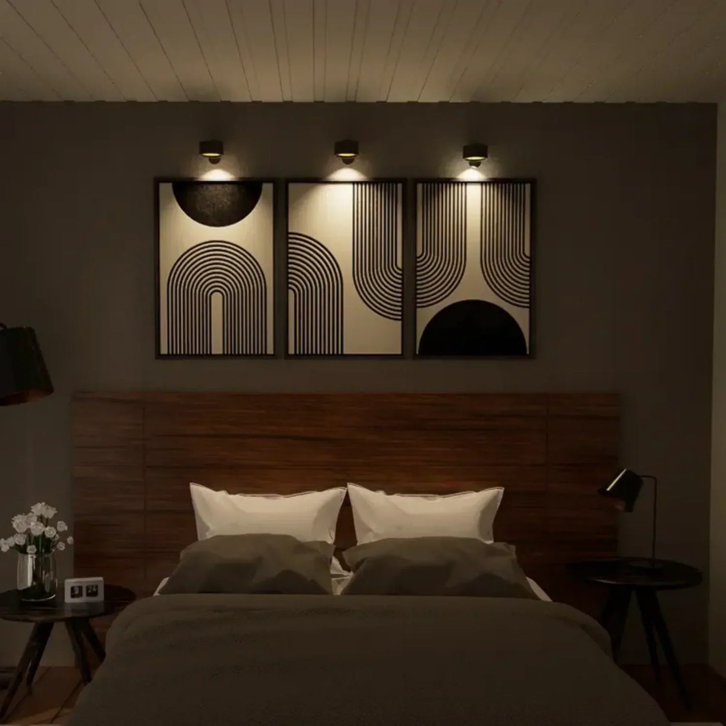Rynx | FlexiLight Wireless Wall Light | LED Lighting | Easy to Install | With Touch & Remote Control