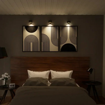 Rynx | FlexiLight Wireless Wall Light | LED Lighting | Easy to Install | With Touch & Remote Control