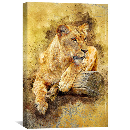 Rynx | Lioness Canvas