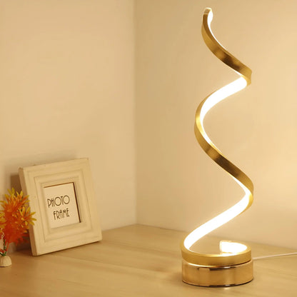 RYNX | Spiral Glow LED Desk Lamp – Energy Efficient, Sustainable & Eye-Friendly Design