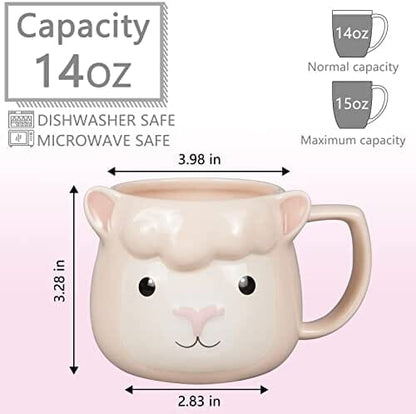 Rynx | Llama Coffee Mug 14 oz Ceramic New Coffee Mug