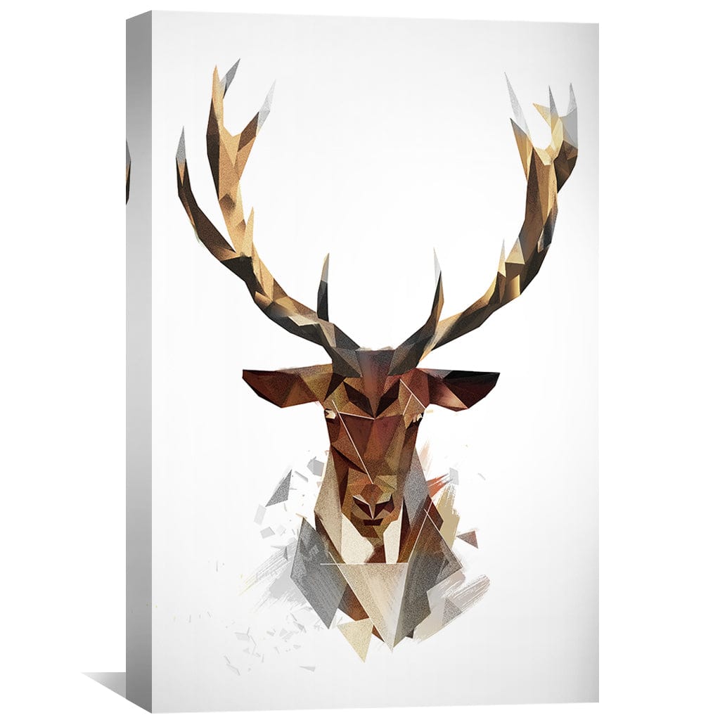 Rynx | Lowpoly Deer Lamp Canvas