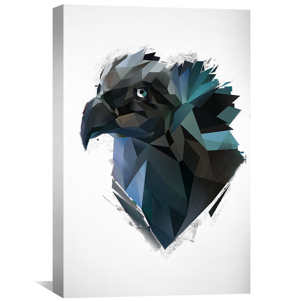 Rynx | Low Poly Vulture Light Canvas