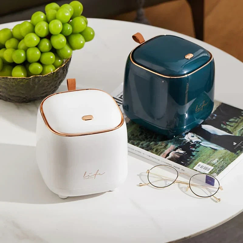 Rynx | Luxury Decorative Table Waste Bin Lattea - Stylish - Functional - Space-saving