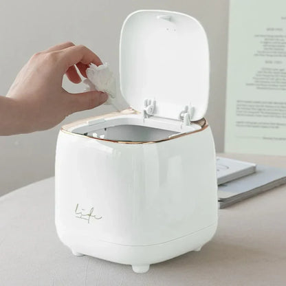 Rynx | Luxury Decorative Table Waste Bin Lattea - Stylish - Functional - Space-saving
