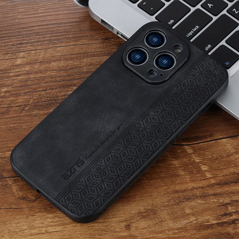 RYNX | Shockproof Luxury Leather Case for iPhone 11/X/8/7