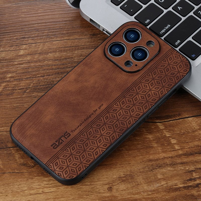 RYNX | Shockproof Luxury Leather Case for iPhone 11/X/8/7
