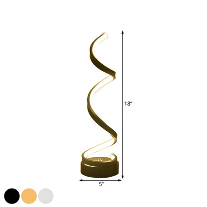 RYNX | Spiral Glow LED Desk Lamp – Energy Efficient, Sustainable & Eye-Friendly Design