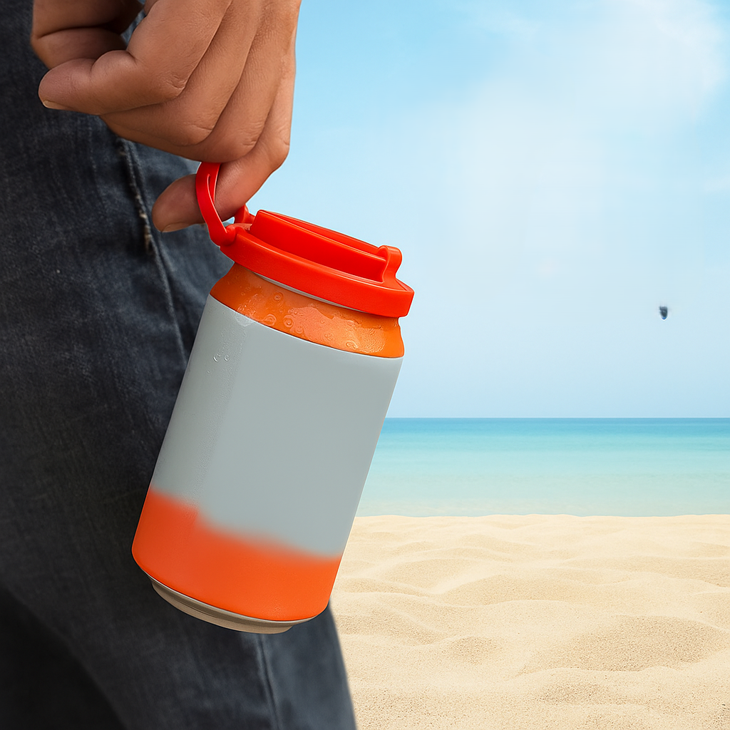 Rynx | No-Split Travel Reusable Soda Can Lid Cover