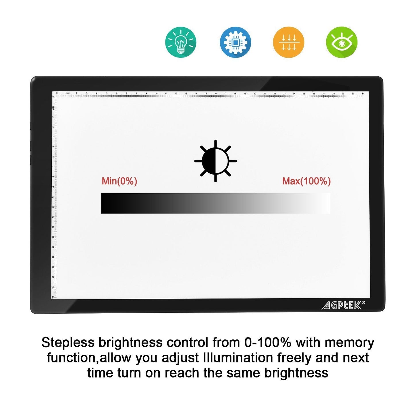 Rynx | Magnetic LED Artcraft Drawing Light Pad A4 Size Light Box