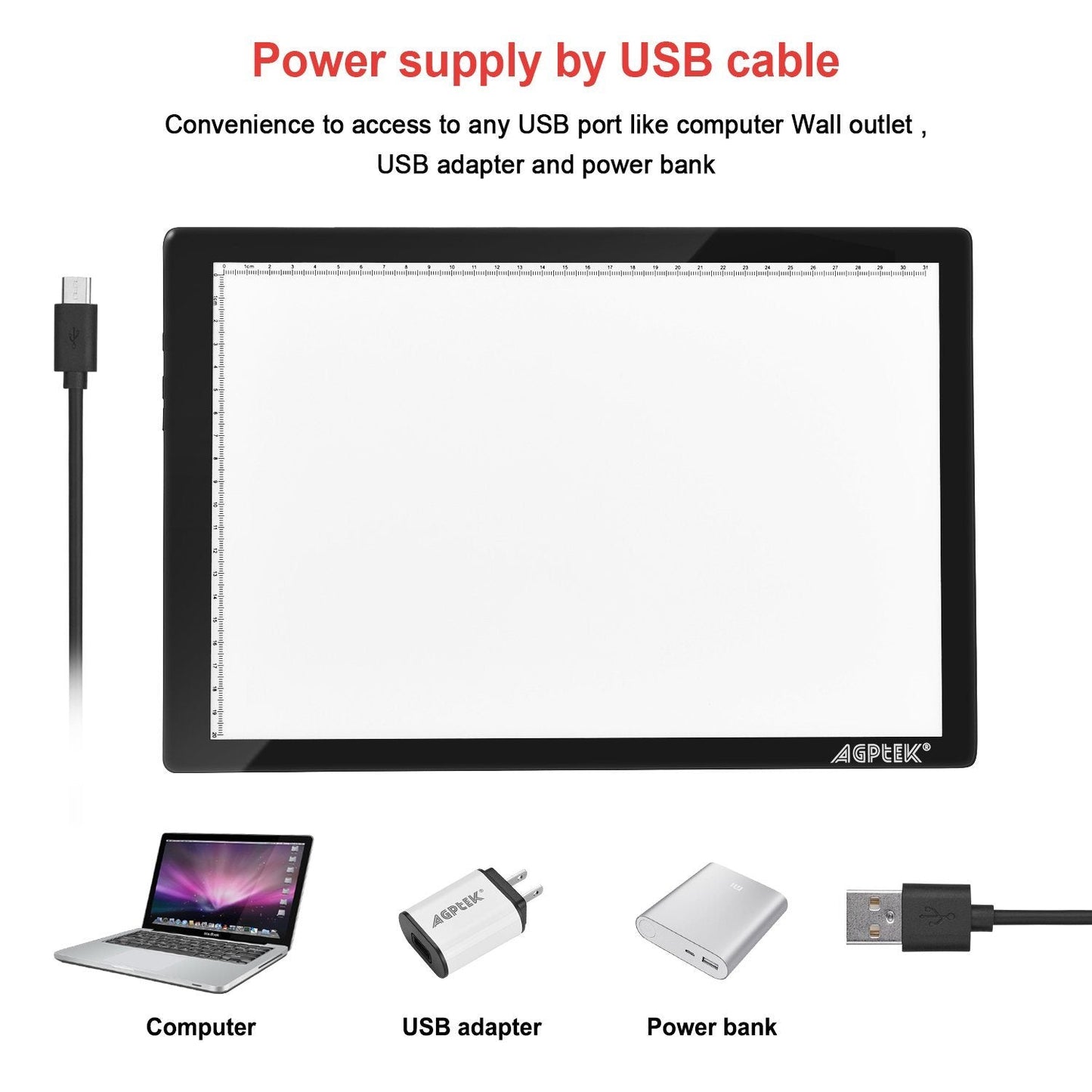 Rynx | Magnetic LED Artcraft Drawing Light Pad A4 Size Light Box