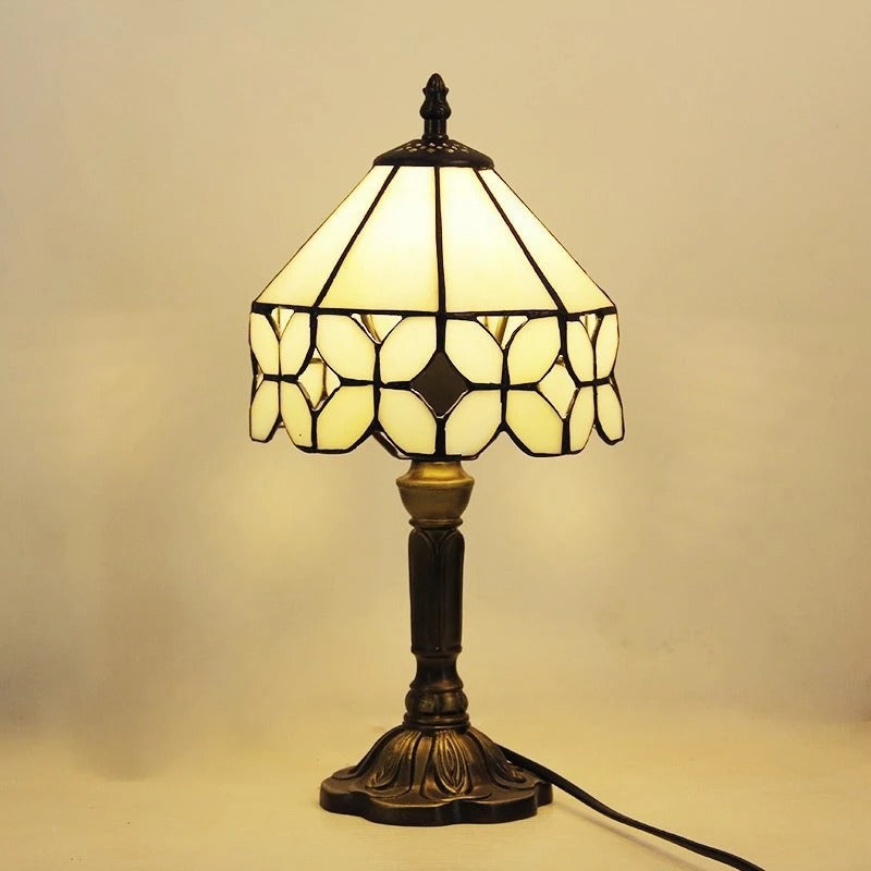 RYNX | Table Lamp Led Baroque Retro E27 - Tiffany Glass Vintage