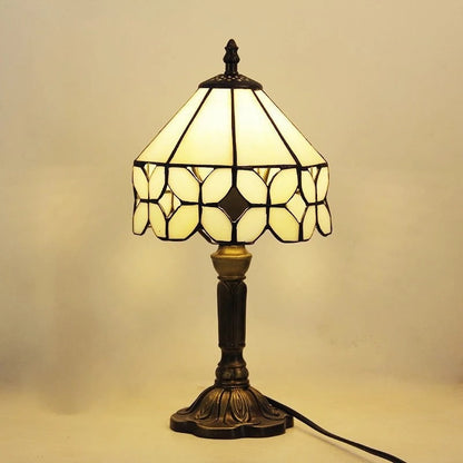 RYNX | Table Lamp Led Baroque Retro E27 - Tiffany Glass Vintage