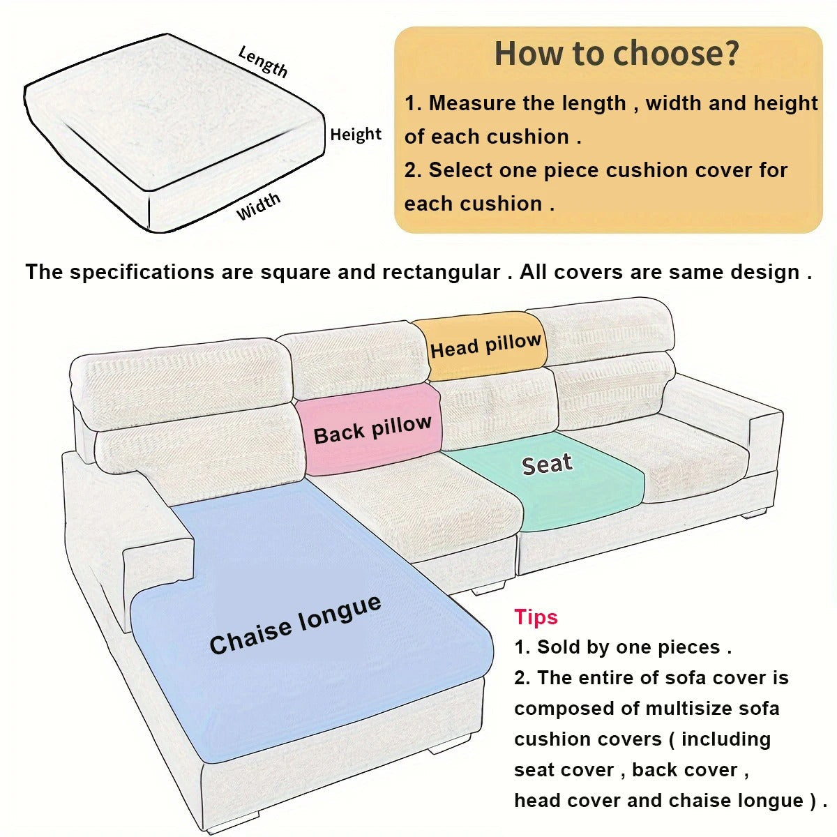 Rynx | Pet Friendly Stretch Sofa Cover - Washable - Furniture Protector