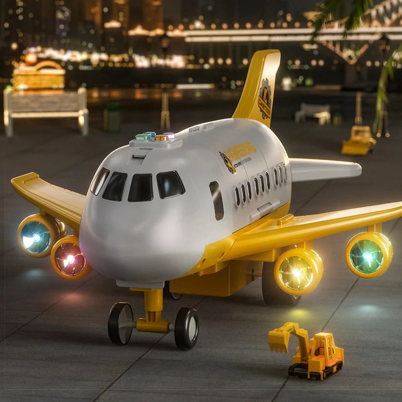 RYNX | Skies Airplane Set - Toy airplane with flashing lights
