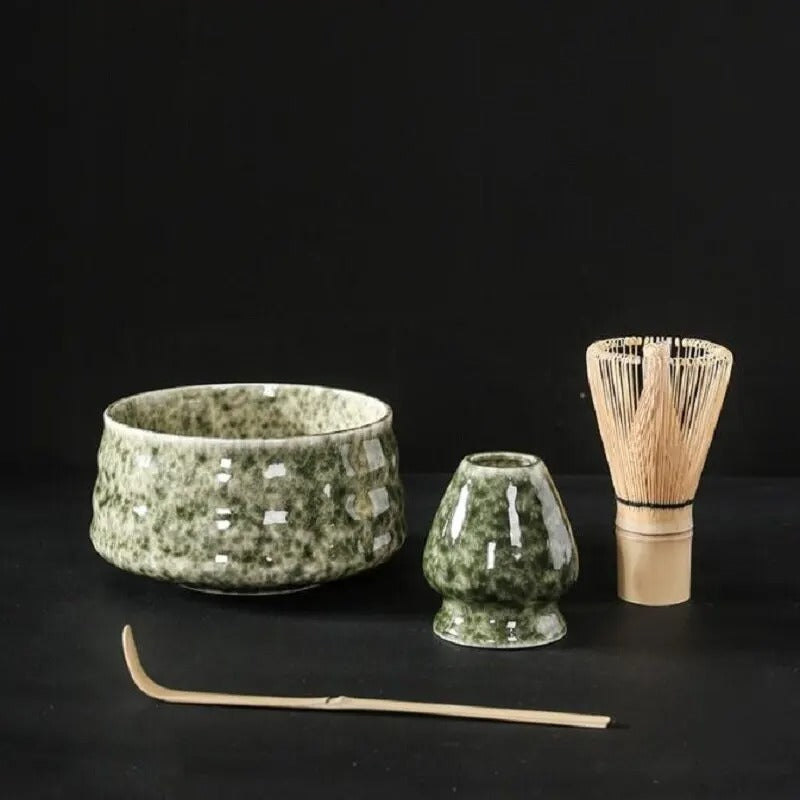 RYNX | Teaspoon Set, Matcha Set Made Of Bamboo, Traditional Tea Service For Home, Tea Accessories. Birthday Gift, Kitchen Equipment.