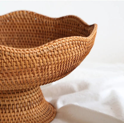 Rynx | Natural Rattan Fruit Baskets - Handwoven - Unique And Functional