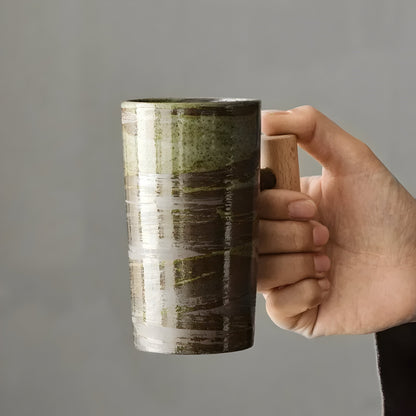 Rynx | StillSip – Japanese-inspired earth-colored mug with handcrafted look