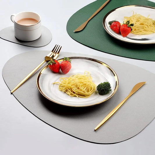 Rynx | Organic Leather Mat Set - Waterproof & Oil Resistant