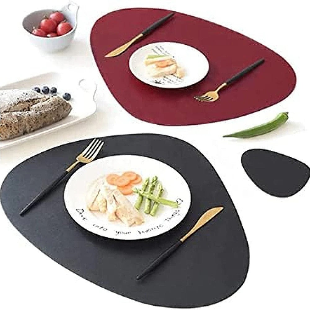Rynx | Organic Leather Mat Set - Waterproof & Oil Resistant
